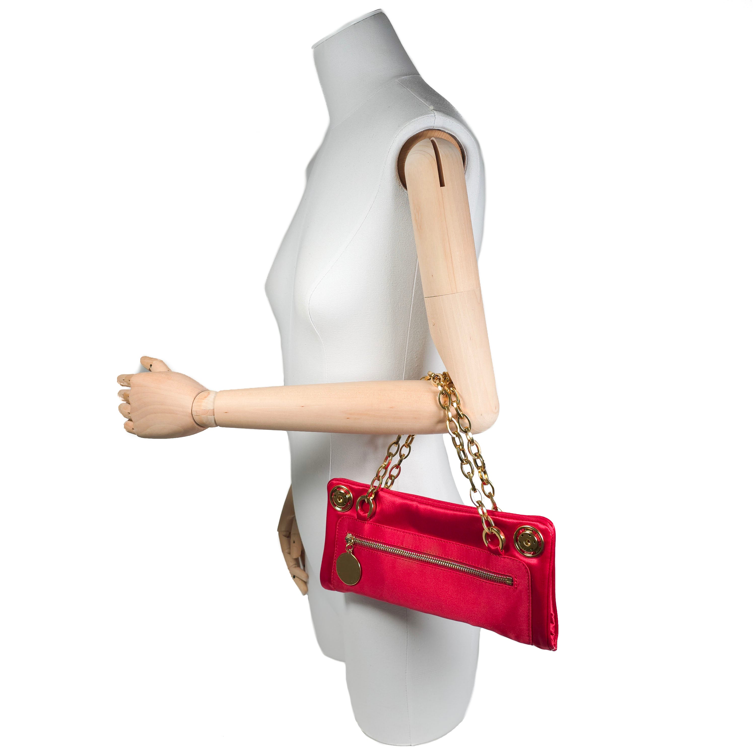 Vintage Stella McCartney Liptick Red Reversible Clutch