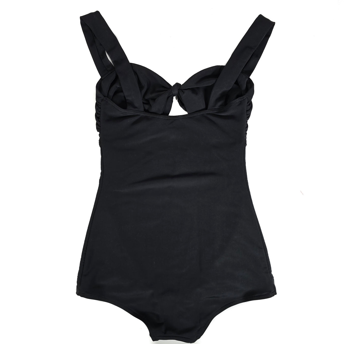 Chanel Black Bathing Suit with Black Bow