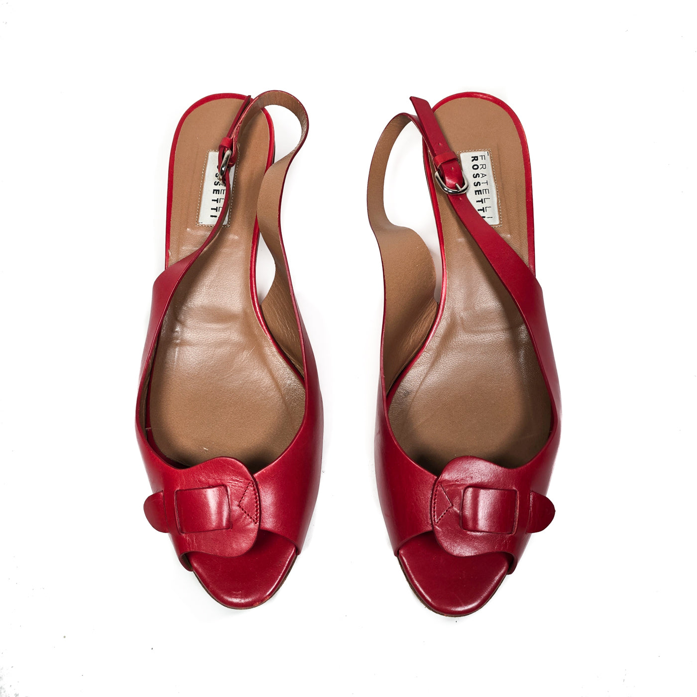 Fratelli Rossetti Nagoya Rosso Rode Slingback Hakken Maat 40