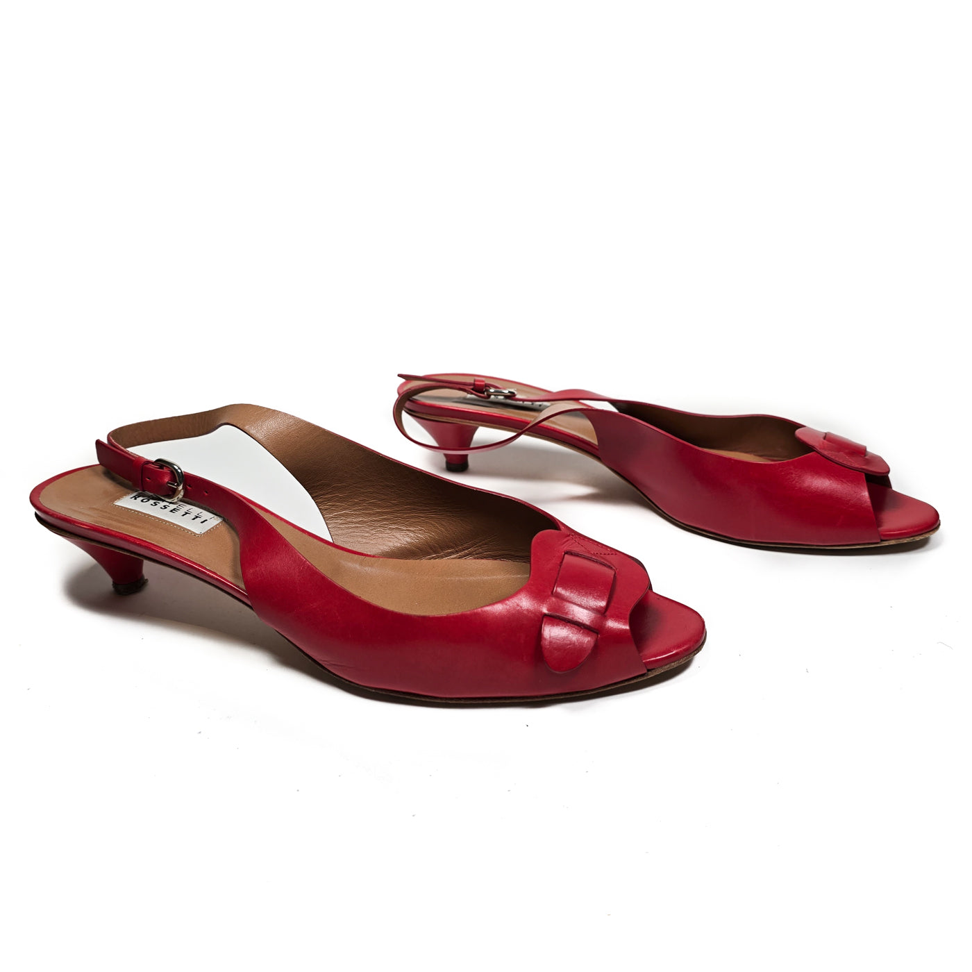 Fratelli Rossetti Nagoya Rosso Rode Slingback Hakken Maat 40