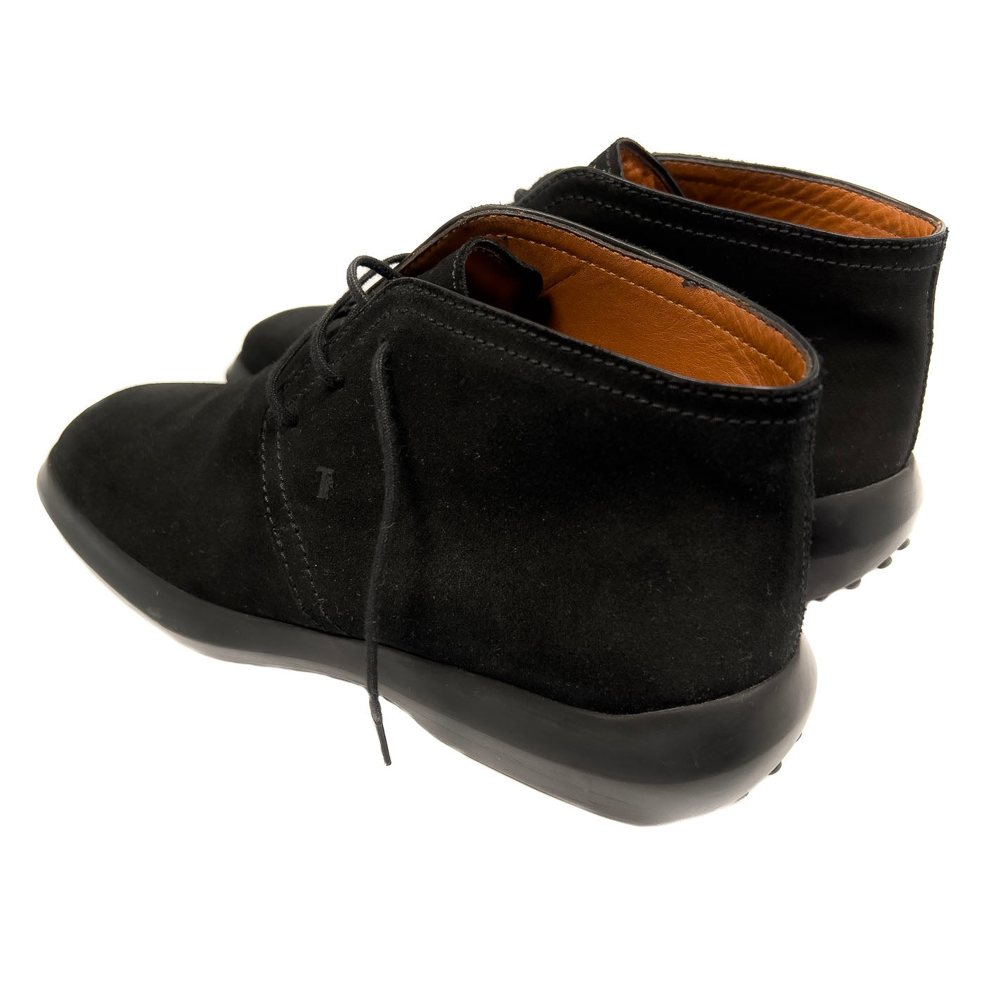 Vintage Tod's Brown Suede Lace Up Ankle Boots EU 39 / US 8,5