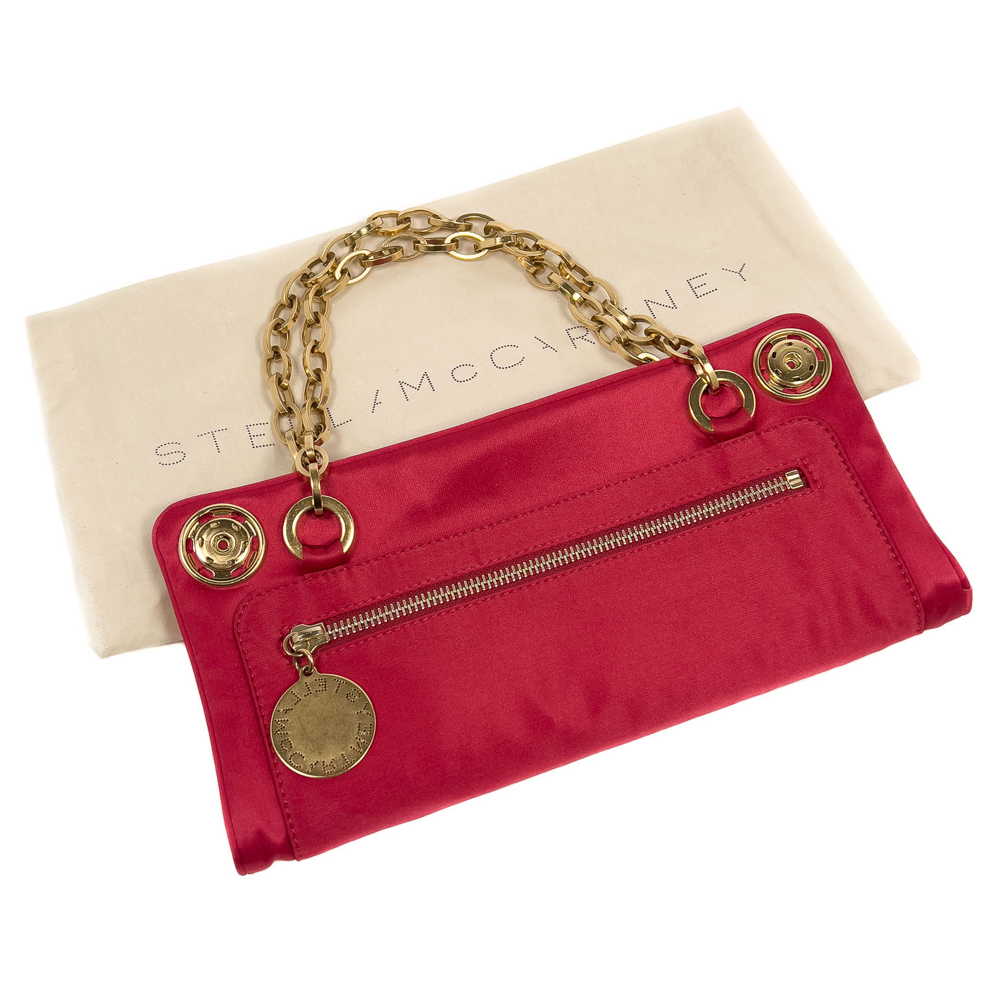 Vintage Stella McCartney Liptick Red Reversible Clutch