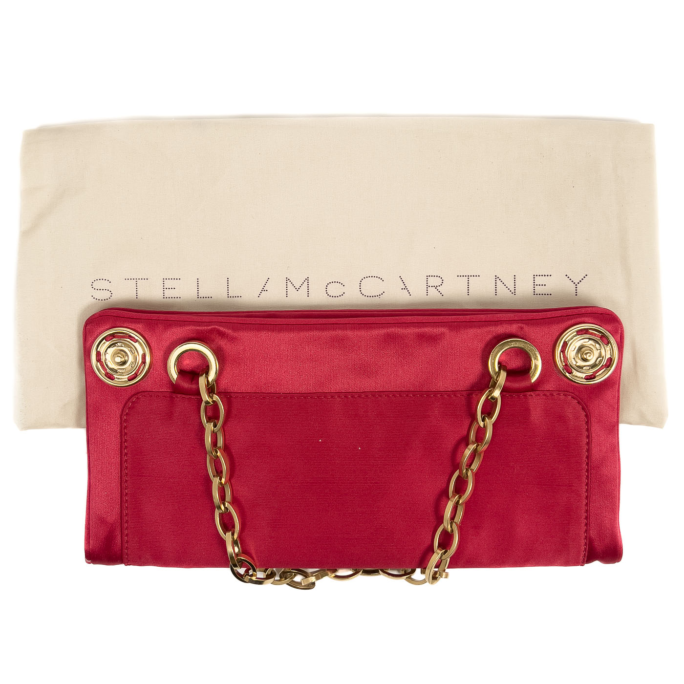 Vintage Stella McCartney Liptick Red Reversible Clutch