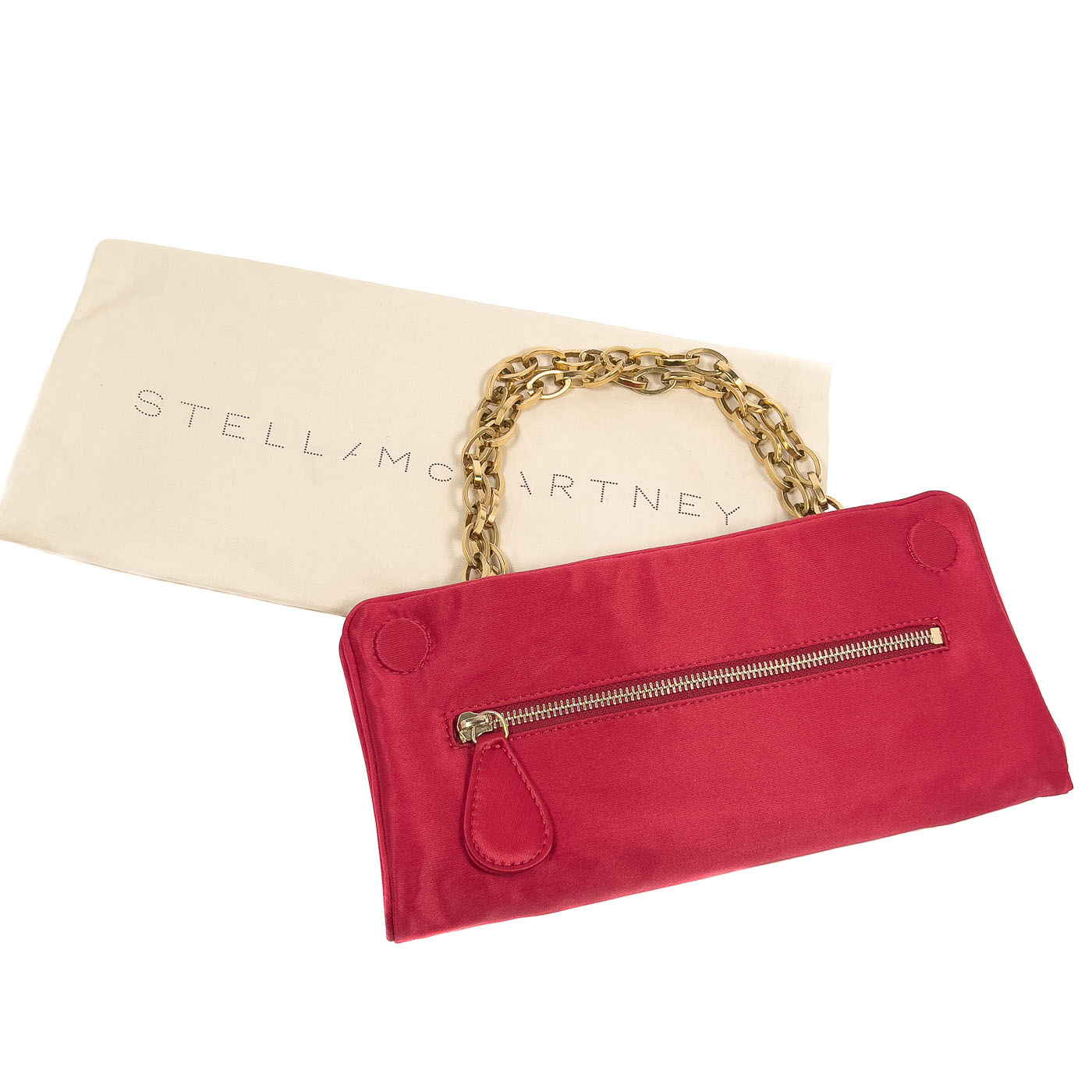 Vintage Stella McCartney Liptick Red Reversible Clutch