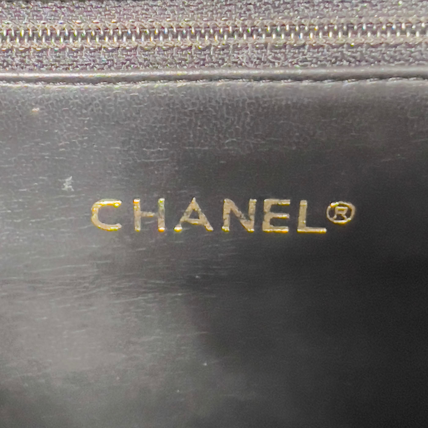 Vintage Chanel Large Quilted Lambskin CC Flap Bag GHW