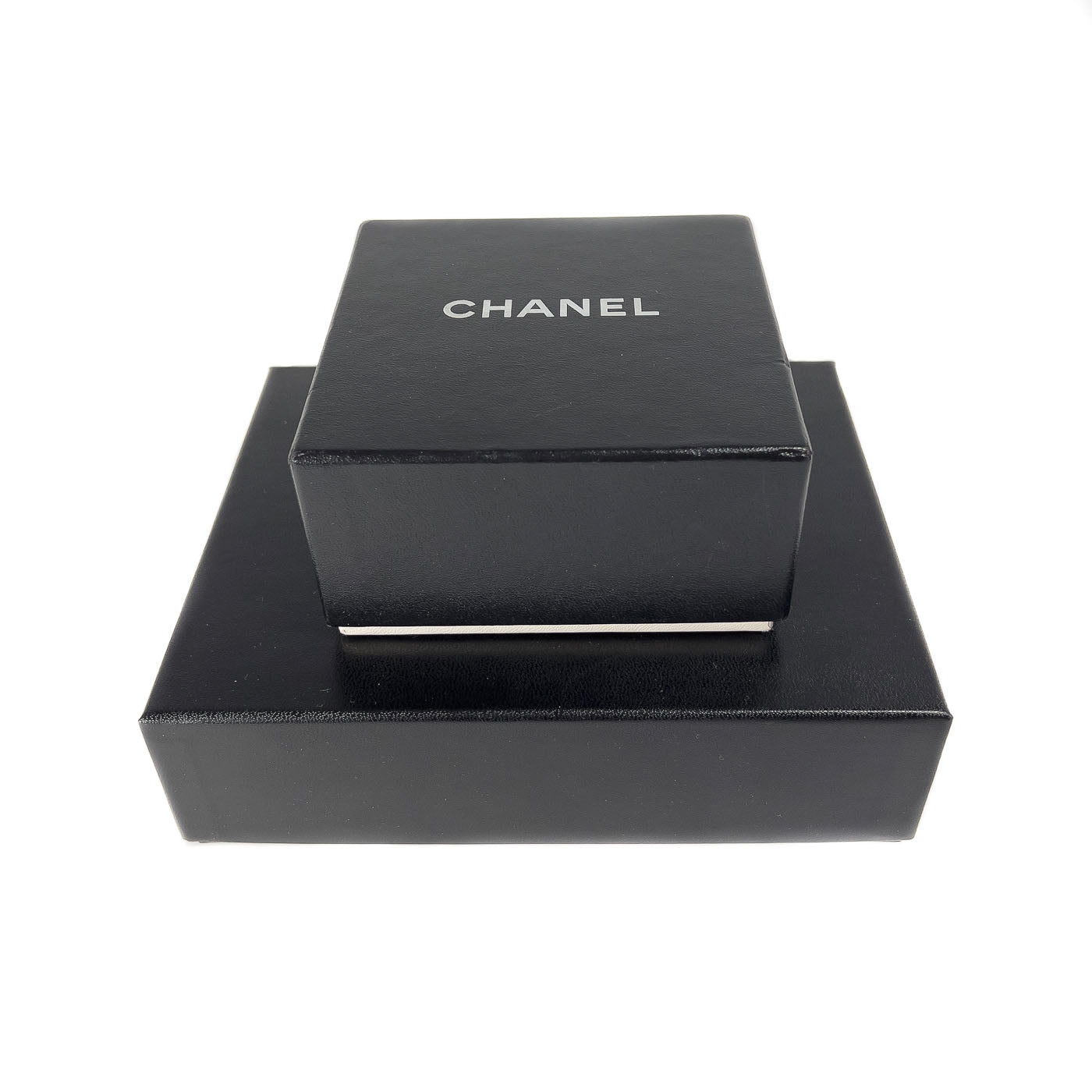 Vintage Chanel Classic Micro Charm Flap Bag met CC-kettingriem