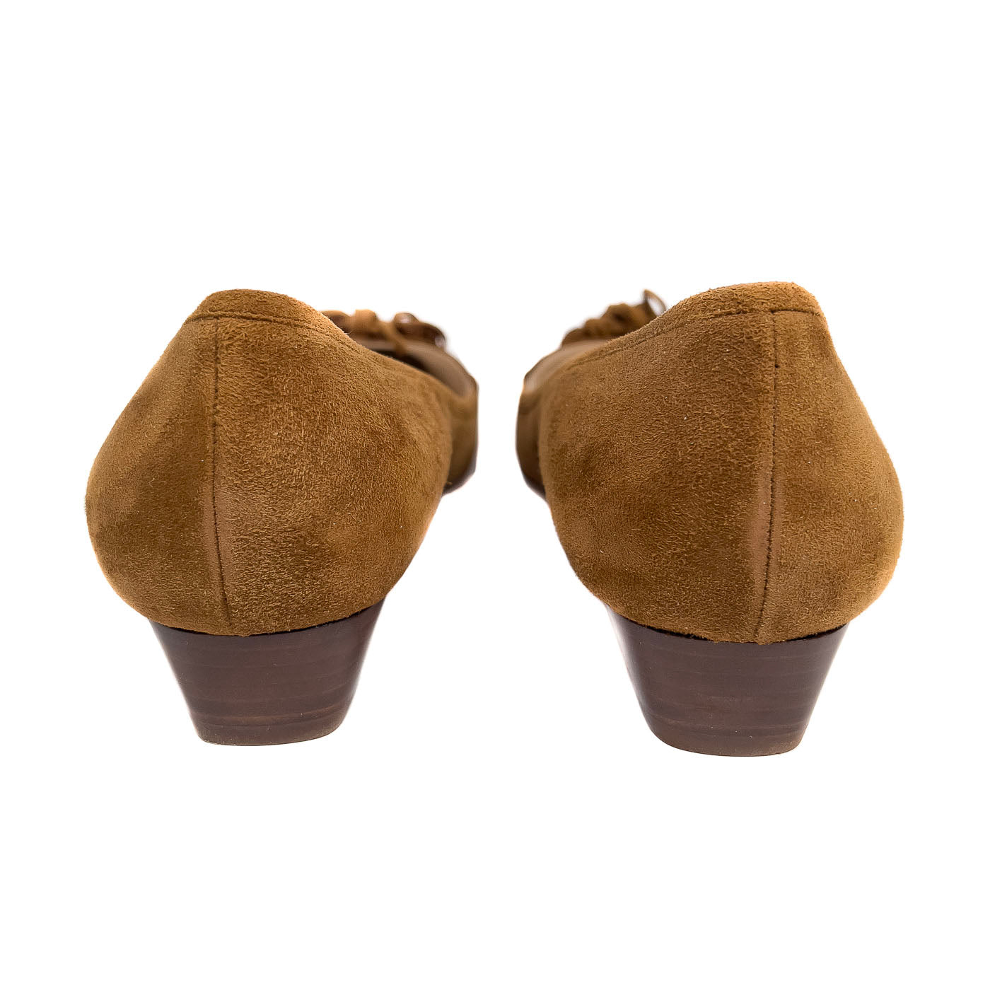 Vintage Emma Hope's Shoes Cognac Brown Suede EU 39,5 / US9