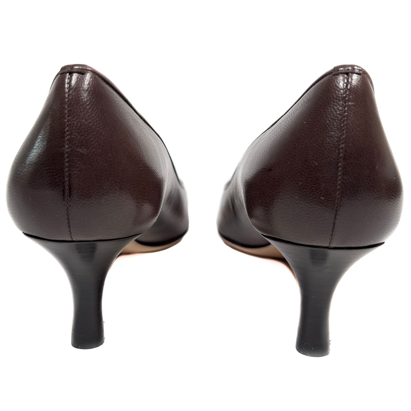 Emma Hope's Shoes Leather Pumps Mahogany Brown EU 40 / US 9,5