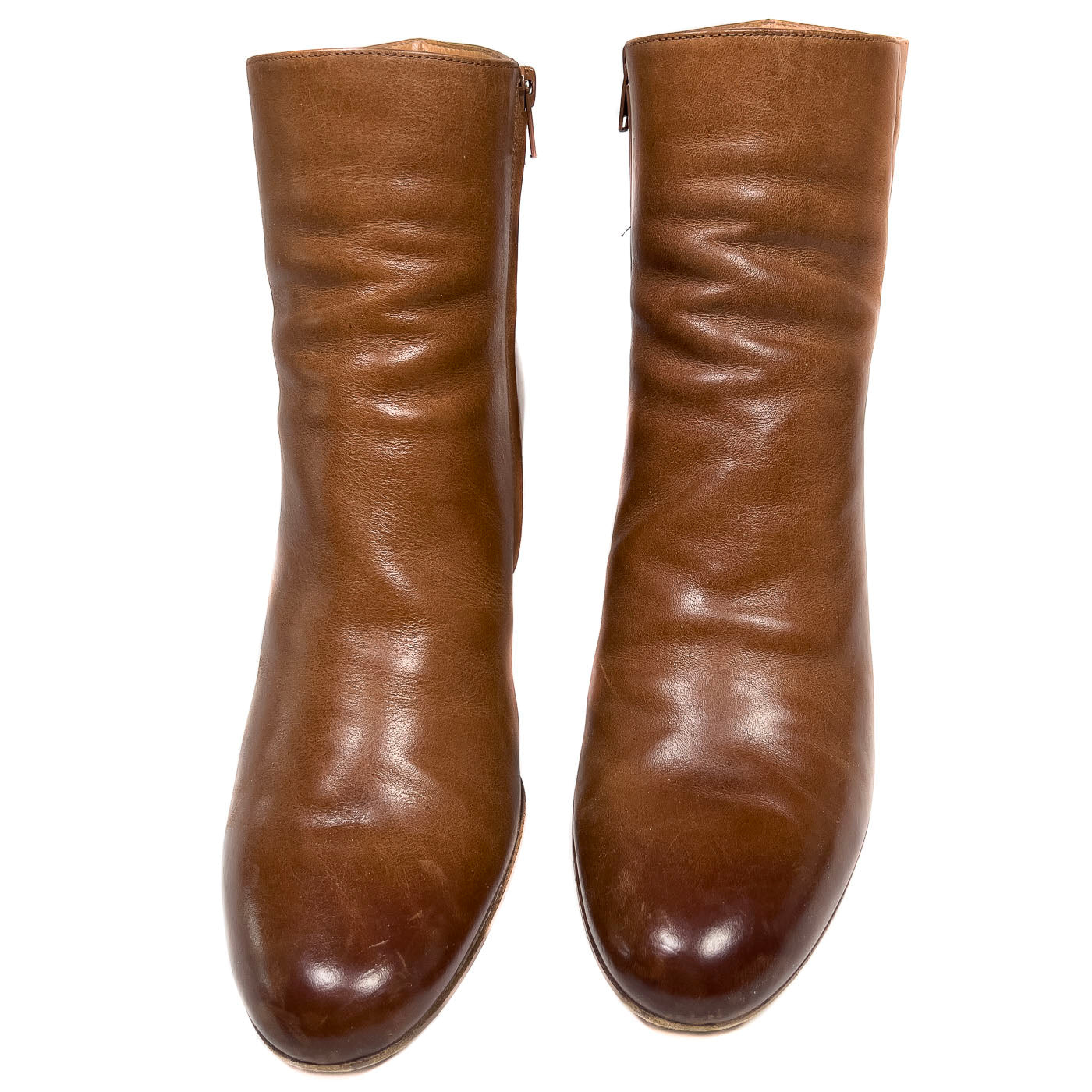 Vintage Maison Martin Margiela Ankle Boots Cognac Brown Leather EU 40 / US 9,5