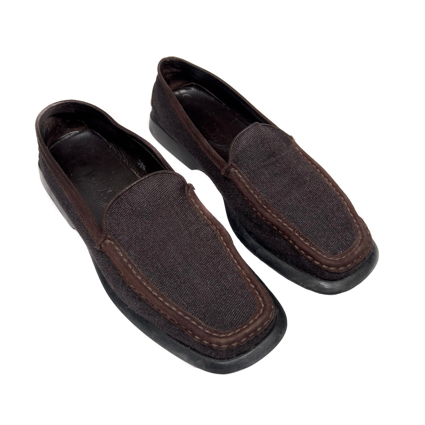 Vintage Tod's Canvas Loafers EU 39,5 / US 9
