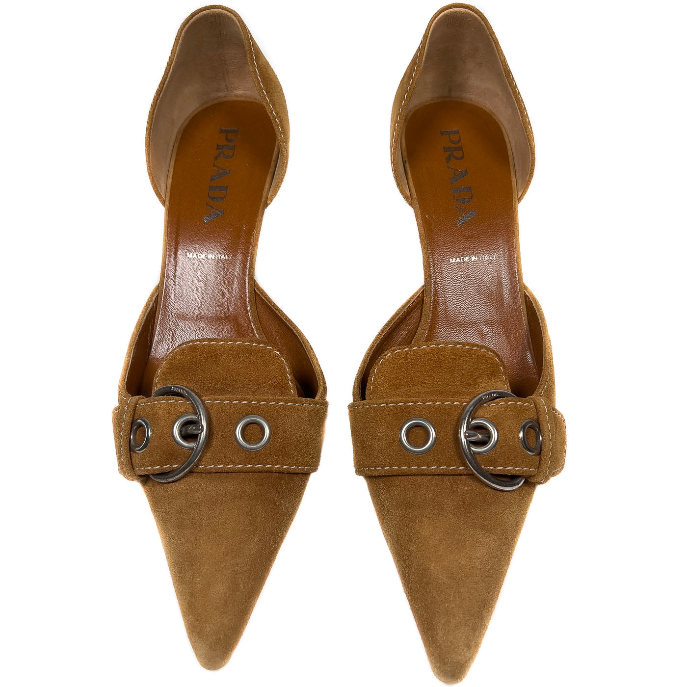 Vintage Prada Cognac Suede Shoes EU 9,5 / US 9