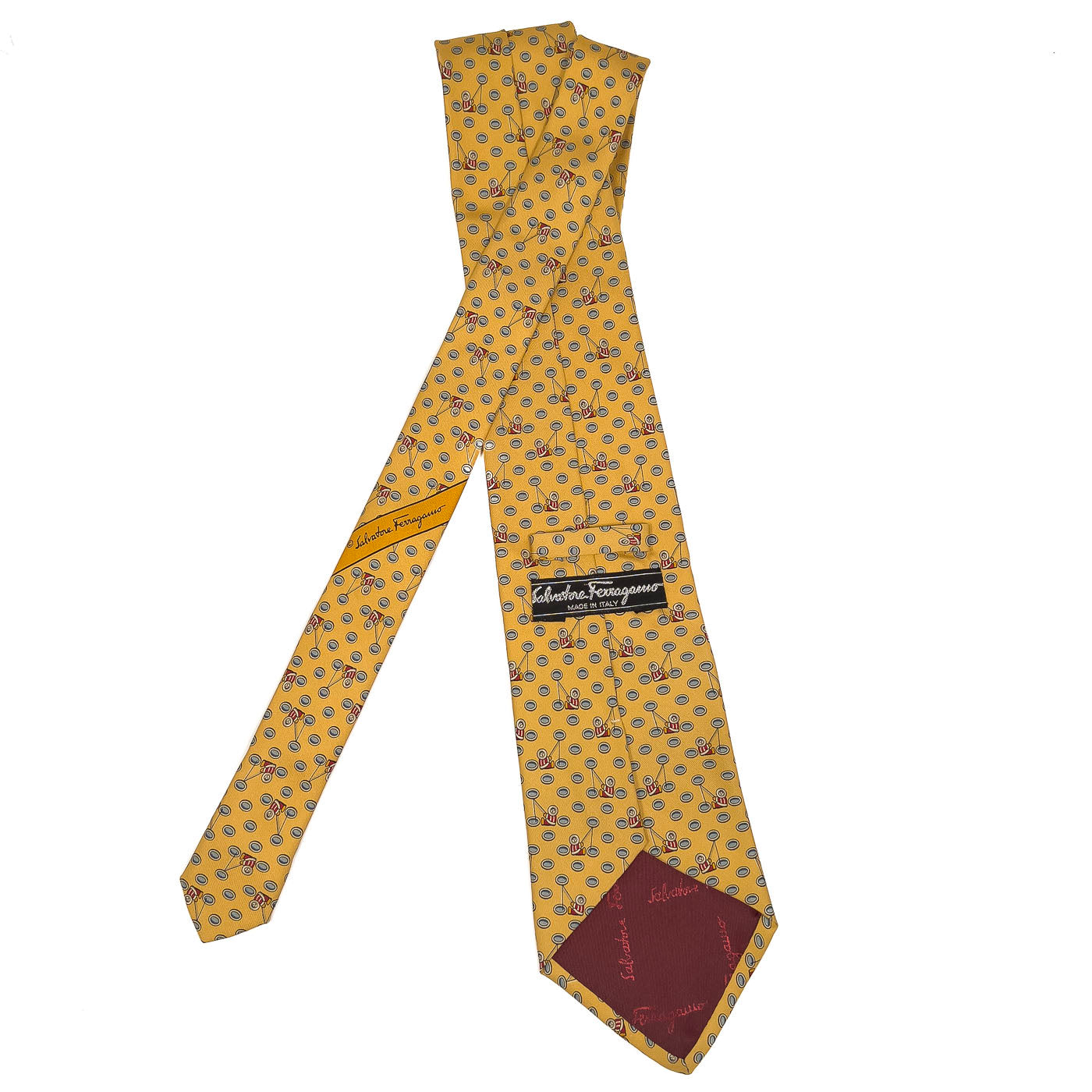 Authentic Vintage Salvatore Ferragamo Inuit Tie