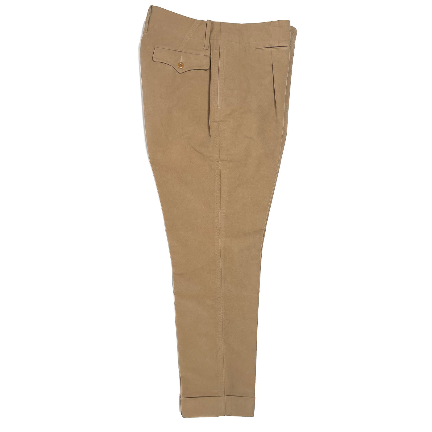 Vintage Haversack Pantalon by Koji Norhide Men's Collection Kaki Flannel L