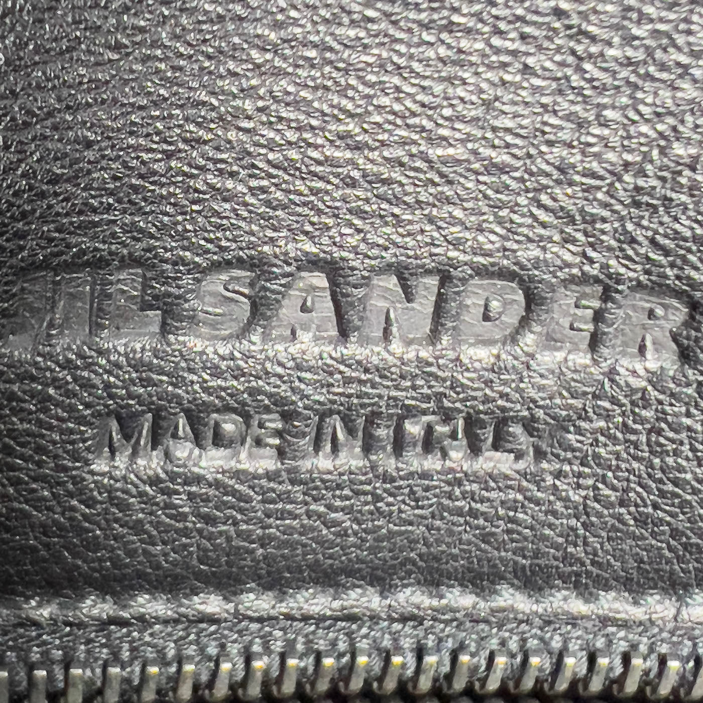 Vintage JIL Sander Handbag Black Leather