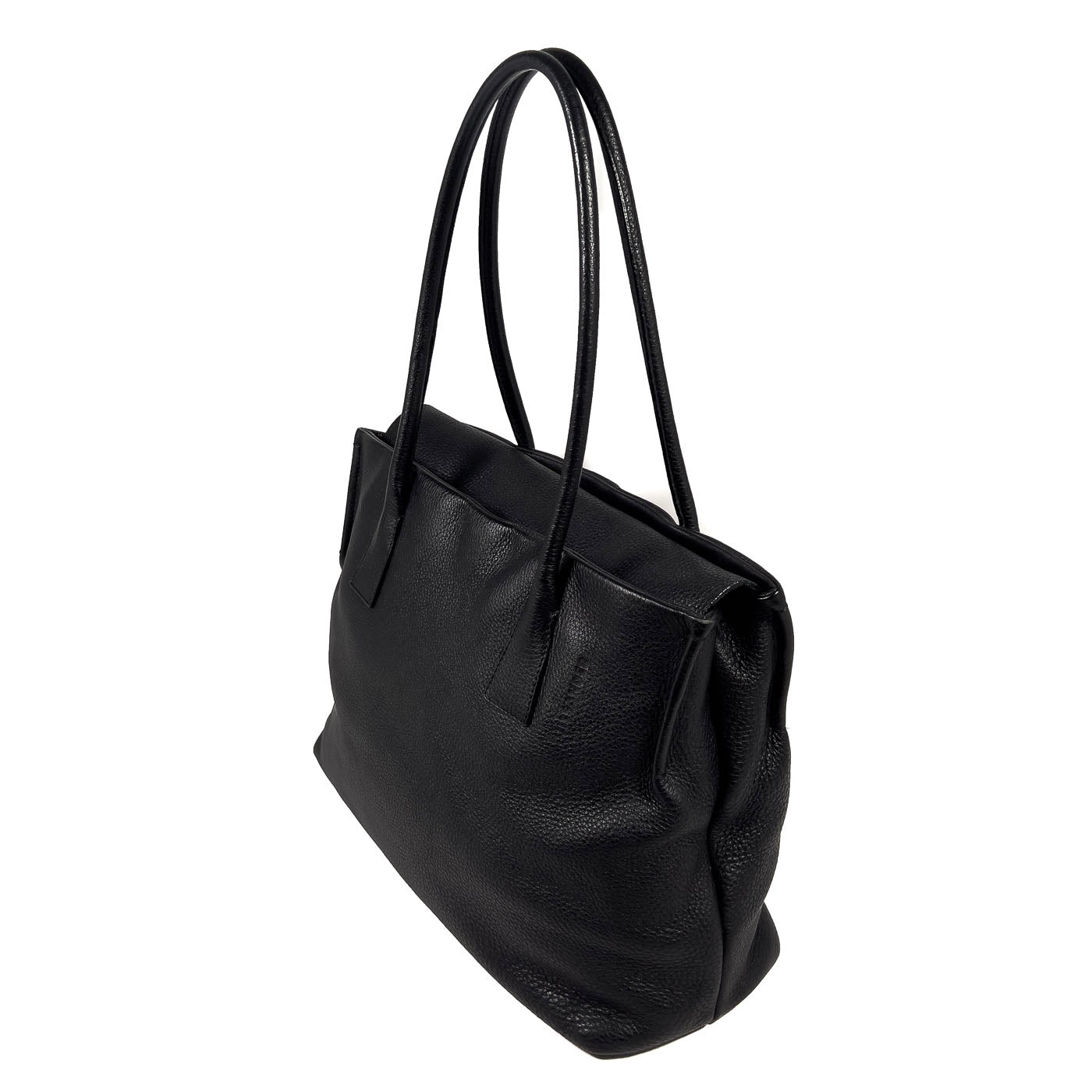 Vintage JIL Sander Handbag Black Leather