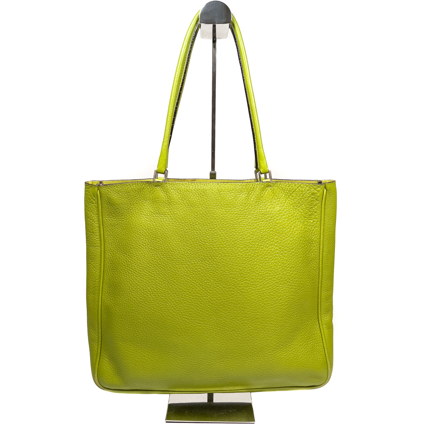 Vintage JIL Sander Green Leather Tote Bag
