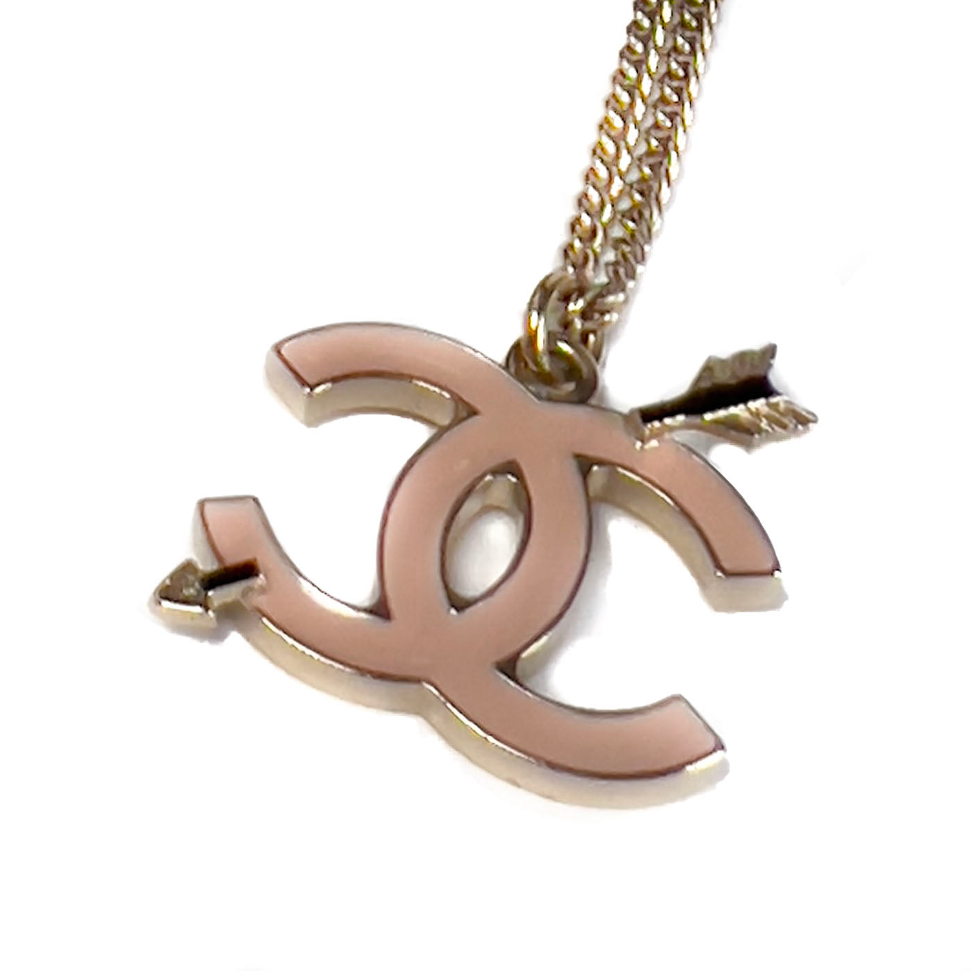 Chanel Love Chanel Necklace CC Arrow Enamel 10P