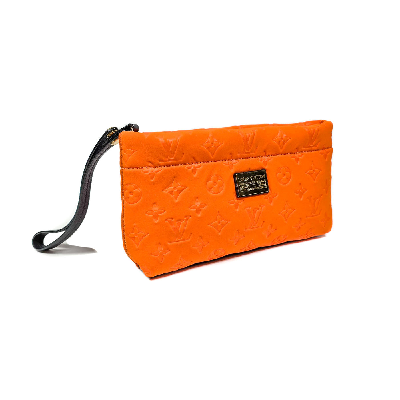 Louis Vuitton Monogram Orange Scuba Clutch Nylon Limited Edition