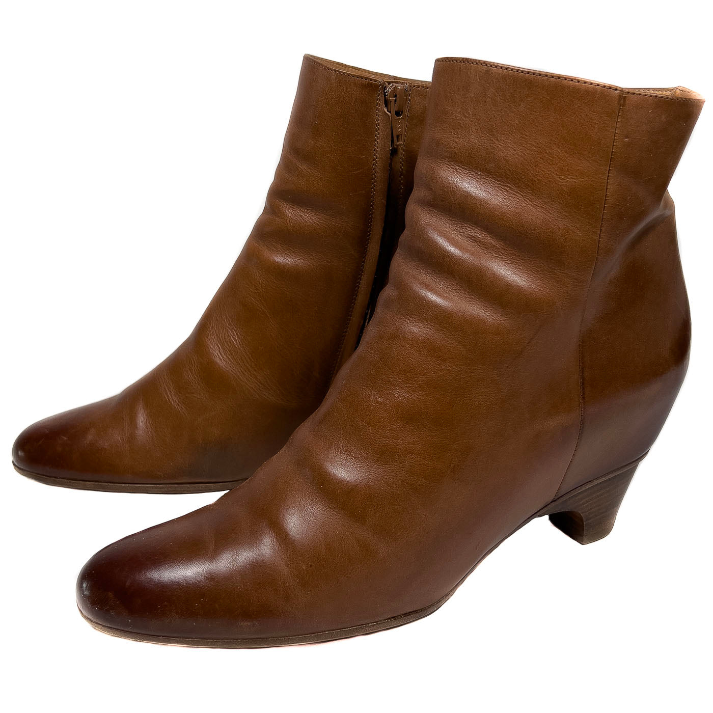 Vintage Maison Martin Margiela Ankle Boots Cognac Brown Leather EU 40 / US 9,5