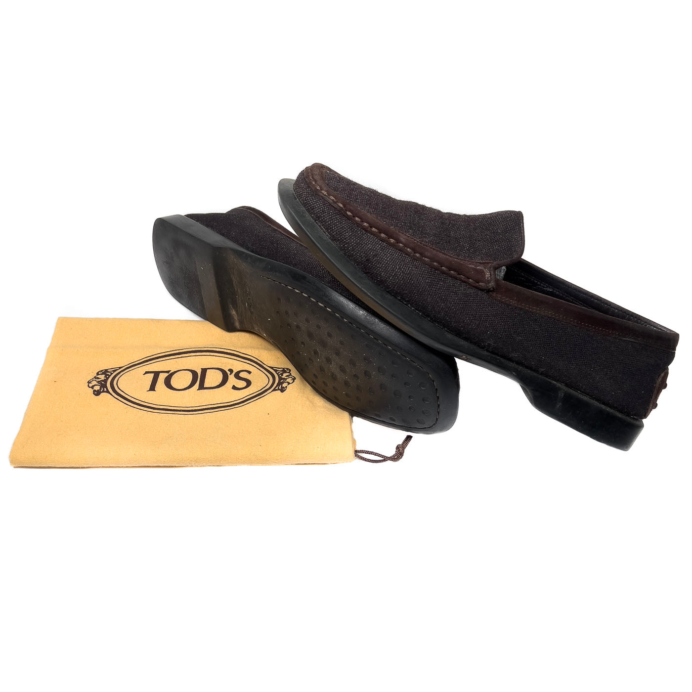 Vintage Tod's Canvas Loafers EU 39,5 / US 9