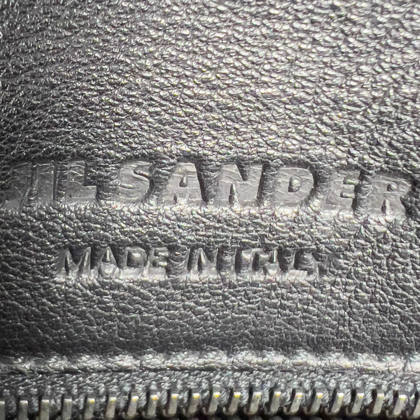 Vintage JIL Sander Handtas Zwart Leer