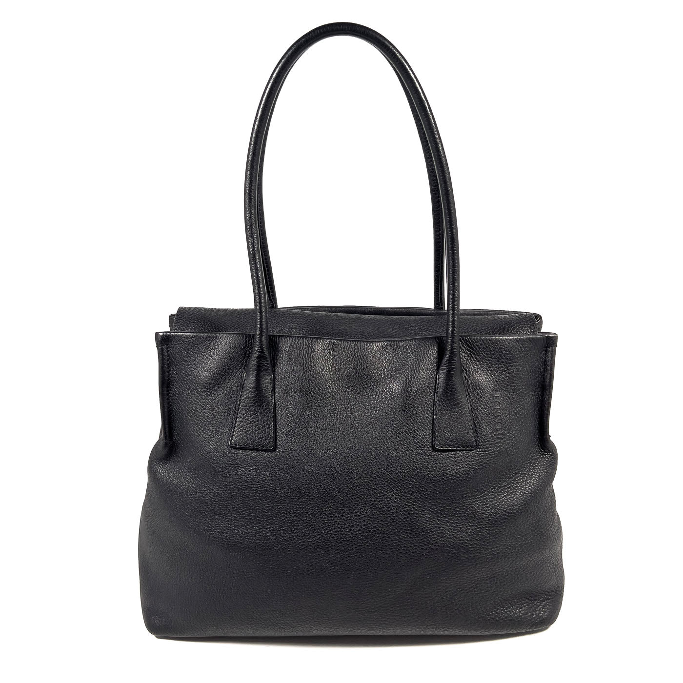 Vintage JIL Sander Handtas Zwart Leer