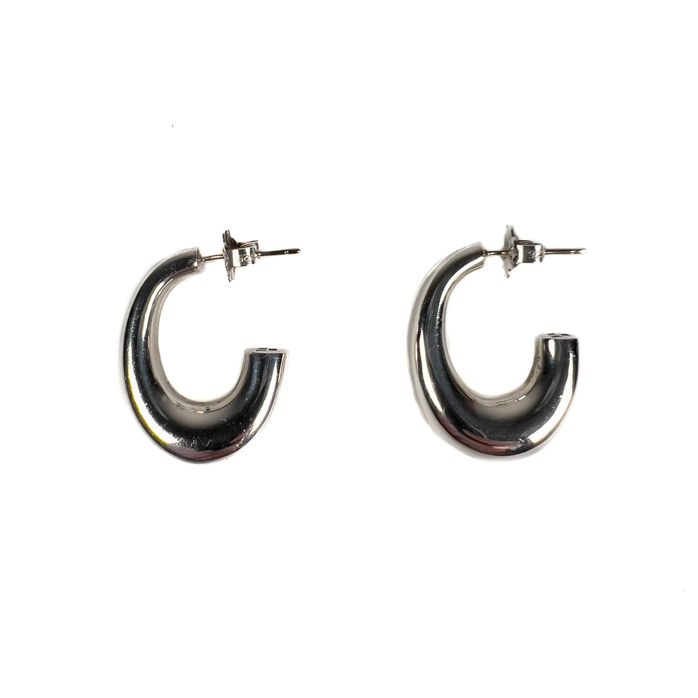 Vintage Tiffany & Co. Sterling Silver Creol Earrings