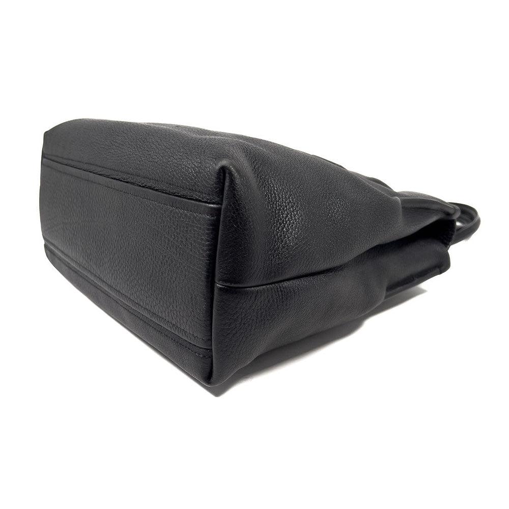 Vintage Jil Sander Handbag Black Leather